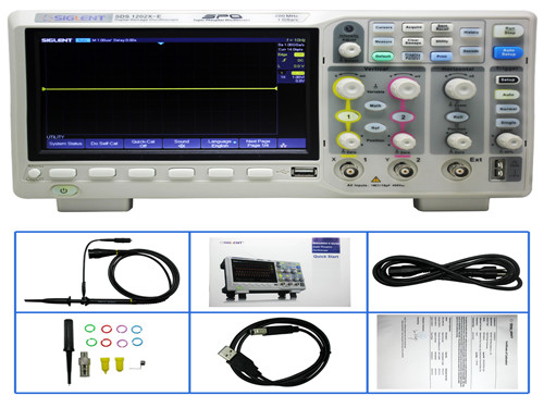 Siglent Technologies SDS1202X-E 200mhz Digital Oscilloscope 2 Channels
